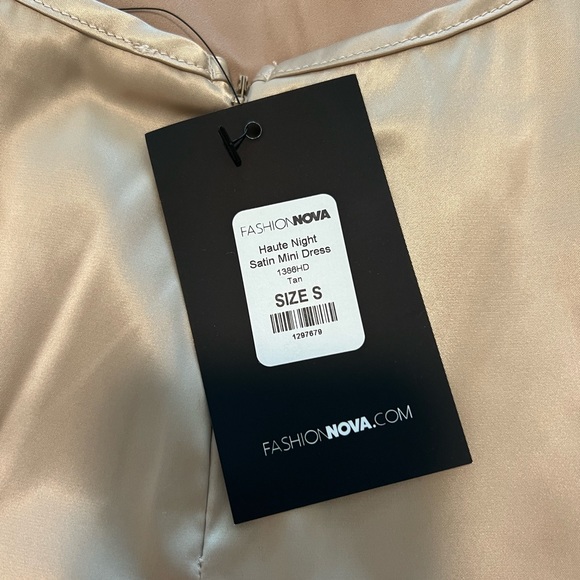 Satin Mini Dress - Picture 4 of 6